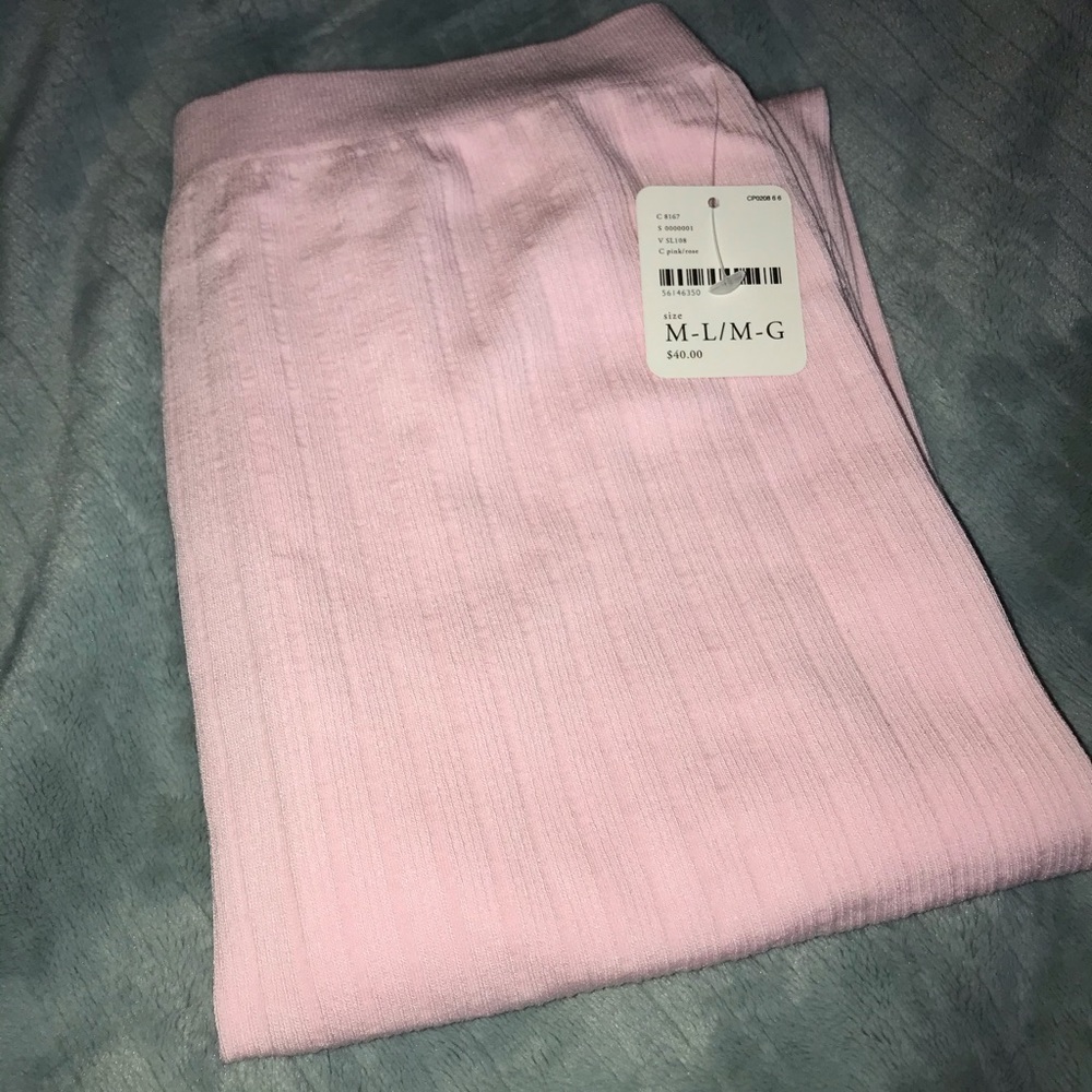 Never Worn Pink Free People Leggings - Picture 4 of 4